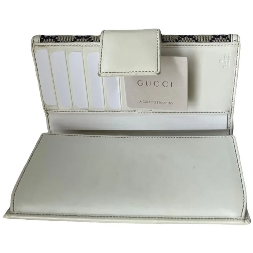Gucci Heritage Horsebit Web Continental Wallet Clutch - Picture 4 of 11